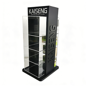 حامل عرض أكريليك مخصص من مصنع صيني مع فواصل قابلة للتعديل للإلكترونيات الاستهلاكية ونقاط البيع - Product Image 4