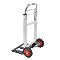 Roue de chariot à main de chariot pliant en aluminium Uni-Silent 90kg avec structure de plate-forme Portable pliant FHT90