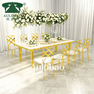 Decoración de fiesta Evento de acero inoxidable Apilable Banquete Boda Evento Silla - Product Image 5
