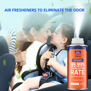 Purificateur d'air intérieur de voiture antibactérien et désodorisant en spray pour animaux domestiques, éliminateur d'odeurs, parfum tropical - Product Image 2