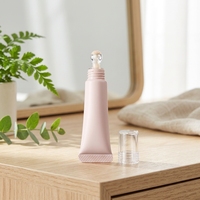 Tube de gloss à lèvres 10ml 20ml 30ml, tube cosmétique 19mm, applicateur de gloss à lèvres, bouchon à vis, transparent, rose satiné, couleur personnalisée, logo personnalisé