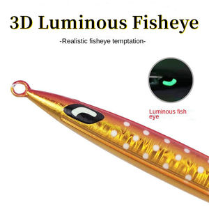 เหยื่อจิ๊กโลหะเรืองแสง OEM ใหม่ น้ำหนัก 100 กรัม 150 กรัม 200 กรัม 250 กรัม 300 กรัม จมเร็ว สำหรับตกปลาทะเล - Product Image 3