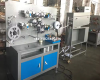 JS-1041B 4 warna pakaian otomatis sepenuhnya pita Satin Label Printer Press Polyester Taffeta mesin cetak Label Putar