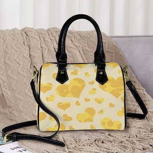 <strong>Hot</strong> Selling Custom Made <strong>pink</strong> Camouflage Heart-print PU Leather Shoulder Strap Crossbody <strong>Bag</strong> for Daily Women's Boston Handbag - Product Image 4