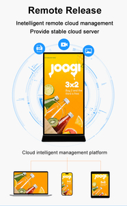 75 इंच के इनडोर फुल स्क्रीन 4k रिज़ॉल्यूशन फ्लोर पर विज्ञापन डिस्प्ले के लिए डिजिटल टोटेम - Product Image 4