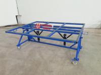 Chariot de transport de dalles en acier Speedone, table de fabrication mobile pour la manutention et le stockage de dalles de granit et de marbre