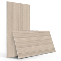 Panel de Pared de PVC y Bambú Ignífugo de 3 mm, Resistente a los Rayos UV, con Textura de Madera 3D para Revestimiento Comercial de Hoteles/Almacenes/Baños