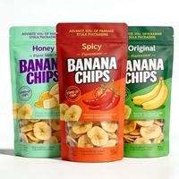 Sacs personnalisés pour chips de pommes de terre, sacs d'emballage en aluminium et plastique pour chips de plantain, sachets alimentaires pour snacks de bananes, pour sacs de chips de pommes de terre