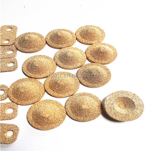 1-100microns thiêu kết đồng thau xốp đĩa tấm lọc nắp hình dạng bộ lọc - Product Image 6