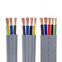 Flaches Flexibles Mehradriges XLPE-Kupfer Gummiummanteltes Turmdrehkran-Aufzugskabel 300/450/500V YVFB YVFBG YVFBP YFFB YFFBG