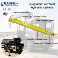 Cilindro Hidráulico Multietapa de Estructura Diversificada de Fábrica China con Varilla de Pistón Cromada Dura, Venta Directa de Fábrica
