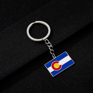 Portachiavi Tematico 'GOD BLESS the USA' con Logo Personalizzato, Bandiera Americana e Texas, Prodotto Promozionale per Eventi - Product Image 5