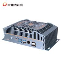 AIOT EDGE Computing AI IoT Gateway X86 Mini PC integrado Ultra 5 125U Ultra 7 155H DDR5 6 Lan 1 * Com Caja de PC industrial de aluminio