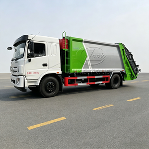 Camion compacteur de déchets hydraulique Sanhuan Haolong à châssis mono-essieu de 18 m3, grande capacité, transport de déchets urbains résidentiels - Product Image 1