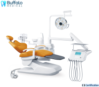Unidad de Sillón Dental con Certificación TUV ISO Buffalo, Lámpara LED sin Sombra y Panel de Control Táctil para Clínica Profesional