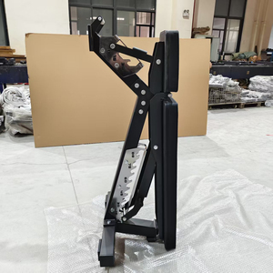 <span class=keywords><strong>Banc</strong></span> de musculation réglable en titane W4087, durable, sans interstice, multifonctionnel, inclinable et déclinable, <span class=keywords><strong>avec</strong></span> système de sécurité - Product Image 4