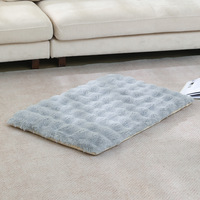 Tapis et coussins pour animaux de compagnie en gros, avec logo personnalisé, lavables, en peluche épaisse, pour chats et chiens, fournitures pour animaux, coussin chauffant pour animaux