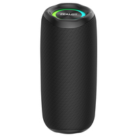 Altavoz inalámbrico Zealot MP2 de 20W, iluminación LED RGB, batería de 3600mAh, compatible con tarjeta de memoria TF para uso en fiestas y exteriores