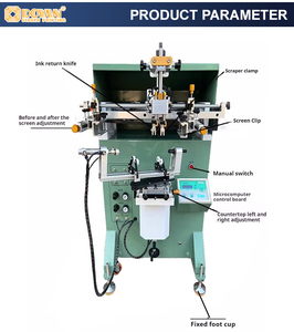High Speed Semi-Auto Screen Printing Machine for Plastic Glass and Paper <strong>Cups</strong> Cylindrical Object Logo <strong>Printer</strong> - Product Image 3