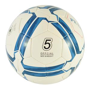 Ballon de football en cuir PU cousu à la machine, taille 5, durable, écologique, personnalisable, modèle 2026 - Product Image 1