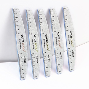 Chuyên Nghiệp Móng Tay Tập Tin 80 100 150 180 240 Double Side OEM Tùy Chỉnh In Logo Top Ngựa Vằn Móng Tay Tập Tin Ngựa Vằn Màu Xám - Product Image 1