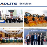 AOLITE Nouvelle Chargeuse sur pneus compacte articulée hydraulique chinoise de 2 tonnes ZL20 avec moteur Cummins européen, Chargeuse frontale à 4 roues
