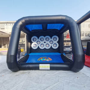 Salle de tir gonflable excitante avec système d'éclairage IPS, jeu interactif, arène sportive combinée à vendre - Product Image 1