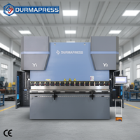 Presse plieuse industrielle de précision micronique 310T/3200 avec Delem DA58TX pour portes d'ascenseurs en acier inoxydable – Vente directe usine