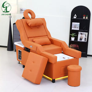 Moderne Synthetische Hochwertige Wasserzirkulations-Shampoo-Liege Multifunktionale Elektrische Thai-Shampoo-Liege mit Fußbad - Product Image 6