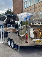 Remorque alimentaire entièrement équipée pour les collations, camion mobile pour hamburgers et café, remorque de restaurant
