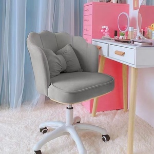 Sillas Giratorias Elevables al por Mayor, Silla de Oficina, Silla de Maquillaje, Taburete para Dormitorio, Silla para Salón con Base Giratoria - Product Image 4