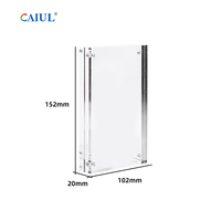 Cadre photo protecteur en acrylique transparent double face épaissi, avec aimants en alliage, tailles personnalisées 3x2 7x5 8x6, vente en gros