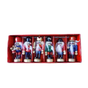 Christmas Decorations f8CM Wooden Nutcracker Holiday Window Display Pendant Holiday Gifts