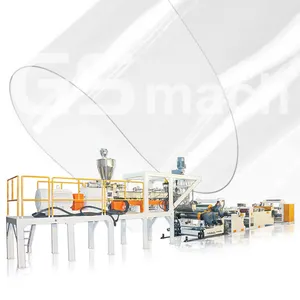 Plastic Pet Sheet Extruder/pet Sheet Extrusion Line Making Machine/pet Sheet Roll Production Line PP PE PS PET PLA Automatical