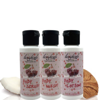 Ensemble Gel Douche et Lotion pour le Corps de Marque Personnalisée Taille Mini en Vrac Blanchiment de la Peau Éclaircissant Lotion Corporelle Hydratante pour Hommes et Femmes