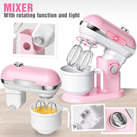 Ensemble de jouets de cuisine pour enfants : Appareils électroménagers éducatifs pour jeu de rôle avec lumières et sons (Cafetière, Mixeur, Batteur sur socle, Grille-pain)