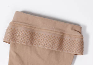 Usine personnalisée bout fermé classe 2 Silicone Grip Nylon 23-32mmHg varices cuisse haute compression bas chaussettes - Product Image 6