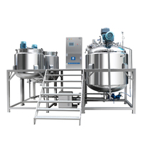 Mélangeur homogénéisateur industriel JBJ en acier inoxydable 304/SUS316L, haute productivité, ligne cosmétique, capacité de pompage 5-3000L