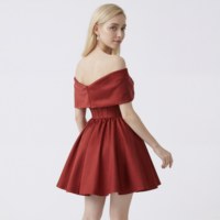 PEEQI K6D07883A Nouvelle collection été 2026 Robes mini femme à col licou imprimé pois avec patchwork de dentelle, coupe trapèze élégante, bretelles spaghetti, lavable