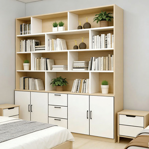 رف كتب عصري بسيط ومتين قابل للتعديل، خزانة عرض من سبائك الألومنيوم - Product Image 5