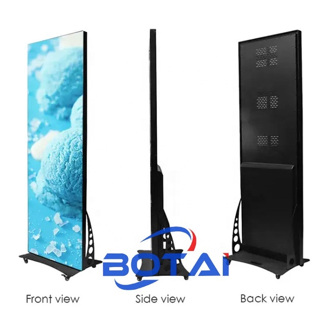 Botai 640X1920mm P3  P1.86 P2 P2.5  Wifi Control Poster Led Poster Display Panels