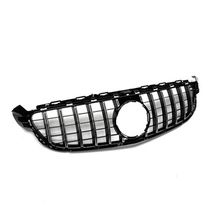 Parrilla Delantera Mercedes-Benz C63 W205, Estilo Vertical ABS, para Modelos 2015-2018, Pieza de Mejora Retrofit - Product Image 4
