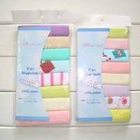 Souper doux nouveau-né Souvenirs cadeaux d'anniversaire coton gant de toilette essuyer petit carré 8 pièces ensemble de serviettes de bébé
