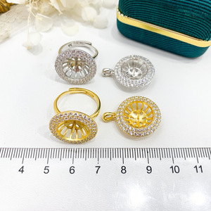 Boucles d'oreilles en or plaqué 14 carats avec perles DIY, technologie importée, or coulé avec 10-13 Yuan 053, porte-boucles vides, tailles 3 mm 6 mm - Product Image 3