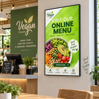 Affichage numérique tactile Android mural, écran LCD publicitaire 43 49 55 65 pouces, lecteur interactif 4K, Android 11 CMS