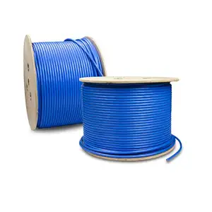 Cat6 Fiber optik yama kablosu veri iletimi için UTP LSZH ceket dikişsiz yüksek hızlı güvenilir 1M 2M 3m mavi Cat5e Cat6 kedi 6