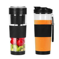 Mini draagbare USB oplaadbare DC-motor blender & citruspers met roestvrijstalen messen voor thuis, auto en buitengebruik