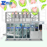 Machine d'emballage et de bouchage sur mesure pour capsules de lessive à moteur électrique, pour une dosage précis et une production sécurisée à haute efficacité