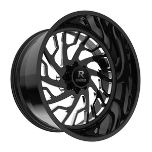 Rines Forjados JTX FELON de Aleación de 20, 22, 24 y 26 Pulgadas, 8x170, 8x165.1 para Ford F250, F150 Lariat, F350 Lariat, F450 King Ranch, Toyota Tacoma - Product Image 4