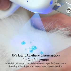 Pet Nail Clipper LED UV Light Ultra Bright Sharp Angled Blade Bloodline Protection for Cats Rabbits Small Animals - Product Image 3